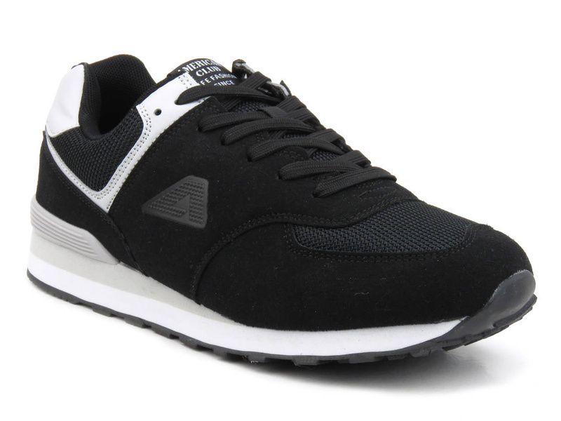 Sportowe buty męskie AMERICAN CLUB FH 55/23, czarne
