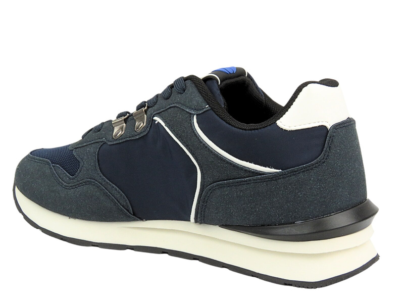 Sznurowane buty męskie sportowe niebieskie Inblu IU-16 