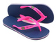 Gumowe japonki damskie IPANEMA 80408, niebiesko-różowe
