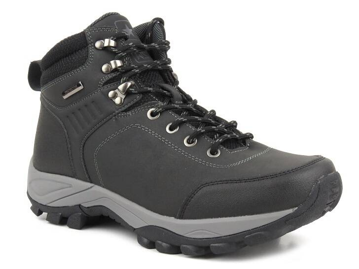 Trekkingi męskie, buty zimowe- News 20MN20-3317, czarne