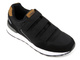 Buty sportowe młodzieżowe, adidasy American Club AA 01/21, czarne 