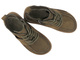 Wygodne damskie botki barefoot ze skóry naturalnej Potocki 26-35309, zielone