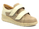 Wygodne półbuty damskie - Axel 9299, beżowe