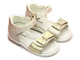Sandały dziecięce z kokardką - Weestep R526050045, jasnozłote