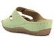Wygodne klapki damskie -  INBLU MALVA, zielone