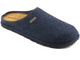 Filcowe kapcie męskie ze skórzaną wkładką - Brinkmann 220296-5, granatowe