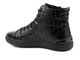 Sneakersy, buty sportowe męskie za kostkę - GOE II1N4009, czarne