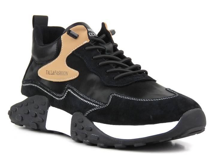 Sneakersy, buty sportowe męskie - JOHN DOUBARE 502, czarne