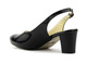 Eleganckie sandały damskie na obcasie - Agxbut 482, czarne