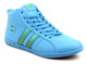 Buty sportowe damskie za kostkę - AMERICAN CLUB WW-54247, niebieskie