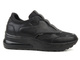 Wsuwane sneakersy damskie - INBLU IN-239, czarne