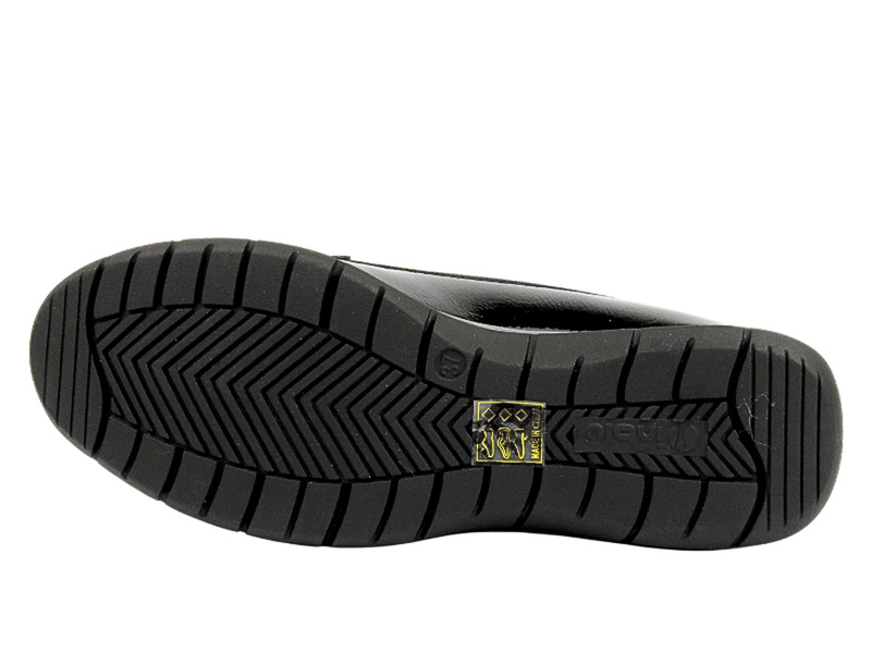 Półbuty Mokasyny Damskie - Inblu IC-21 Czarne - Wsuwane