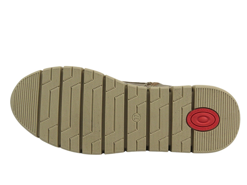 Wygodne botki damskie Helios Komfort 561, beżowe