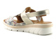 Wygodne sandały damskie o tęgości H - Axel 2444, złote