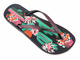 Japonki damskie plażowe, basenowe IPANEMA 83326, czarno-zielone
