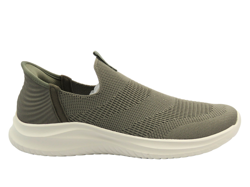 Komfortowe buty męskie sportowe khaki American Club  WT 237