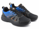 Buty męskie sportowe, adidasy do joggingu z Sofshell - DK VB175005, czarno-niebieskie