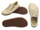 Buty damskie barefoot półbuty minimalistyczne damskie ecru Helios Komfort 436