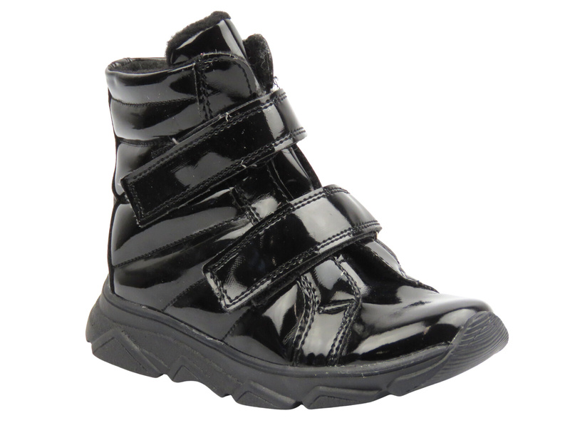 Trzewiki dziecięce dziewczęce czarne, Kornecki 06600