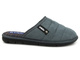 Kapcie męskie z miękkiego materiału - Inblu 91-27, szare