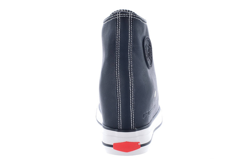Trampki damskie na ukrytym koturnie - CROSS JEANS II2R4025, czarne