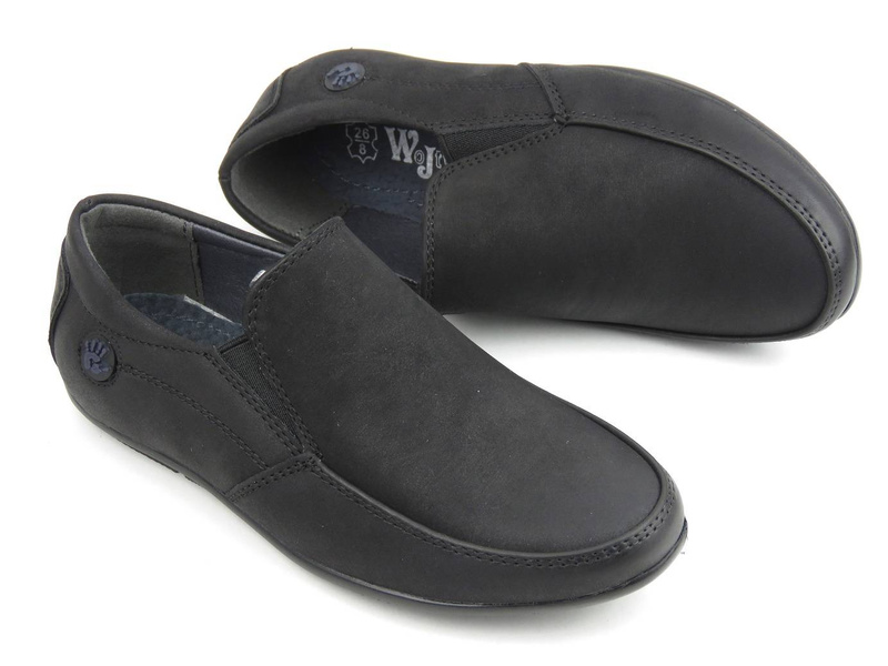 Półbuty wizytowe dla chłopca, buty komunijne - WOJTYŁKO 2099, czarne