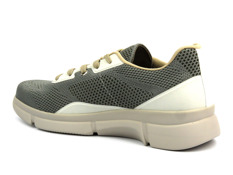 Wygodne półbuty, sneakersy damskie -  Berkemann Roxana 05124-566, szare