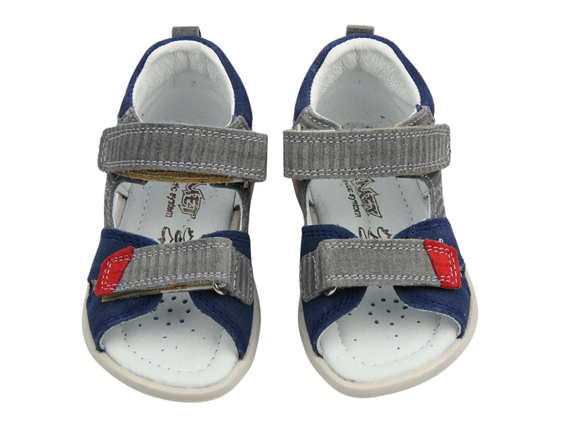 Sandały dziecięce na rzepy granatowe Jamet 1112