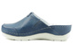 Wygodne klapki damskie, chodaki - HELIOS Komfort 281, granatowe