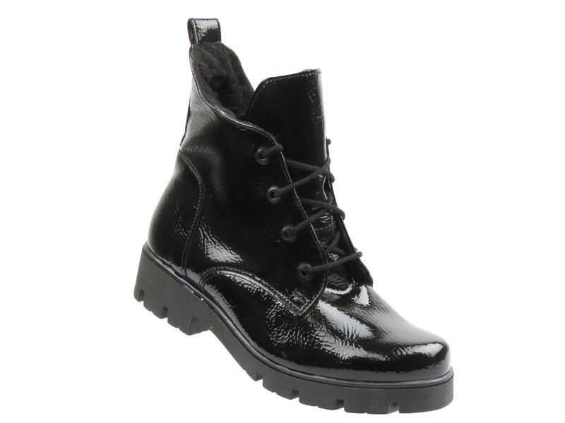  Botki, trzewiki dziecięce dziewczęce Kornecki 06921, czarne