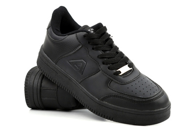 Czarne sneakersy damskie American ES 92/22, czarne