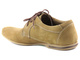 Skórzane półbuty męskie polskiej marki Riko 603, beżowe