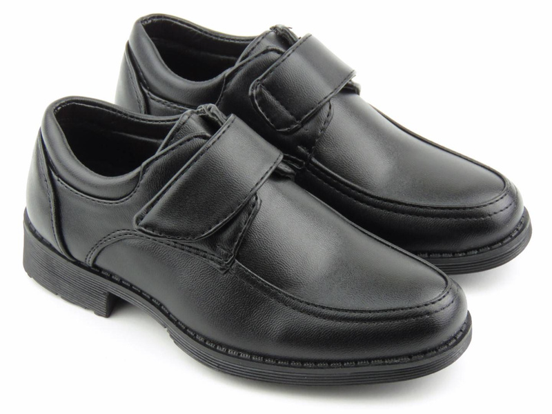 Eleganckie półbuty wizytowe, buty komunijne - American Club KOM 37/22, czarne