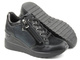 Czarne buty damskie sportowe na koturnie - INBLU IN000243