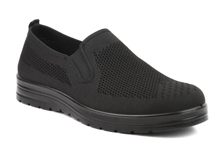 Wygodne buty męskie sportowe, tenisówki - NEWS 9TX02-1022, czarne