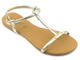 Sandały damskie VENEZIA LEP M345D, płaskie, złote