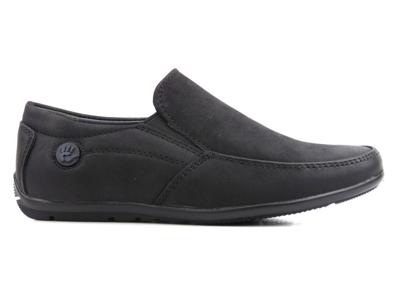 Półbuty wizytowe dla chłopca, buty komunijne - WOJTYŁKO 2099, czarne