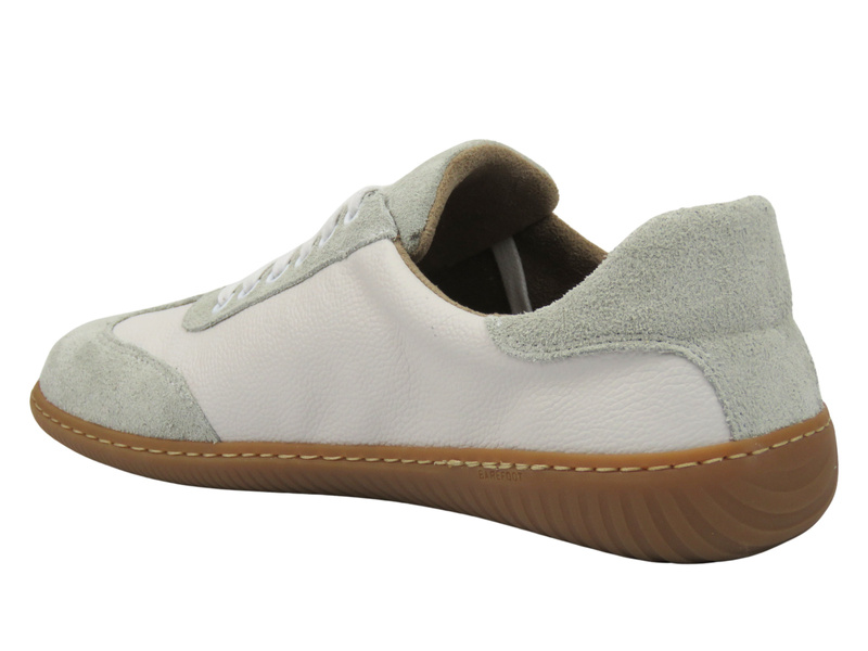 Barefoot skórzane minimalistyczne półbuty męskie białe Wasak 0742