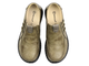 Wsuwane półbuty damskie khaki Potocki 25-90353