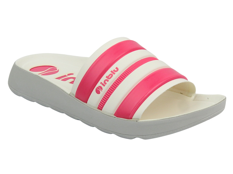 Klapki Damskie Sportowe - INBLU 067D002, Różowe