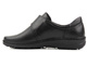 Półbuty damskie ortopedyczne z wyjmowaną wkładką - AXEL 1461, czarne