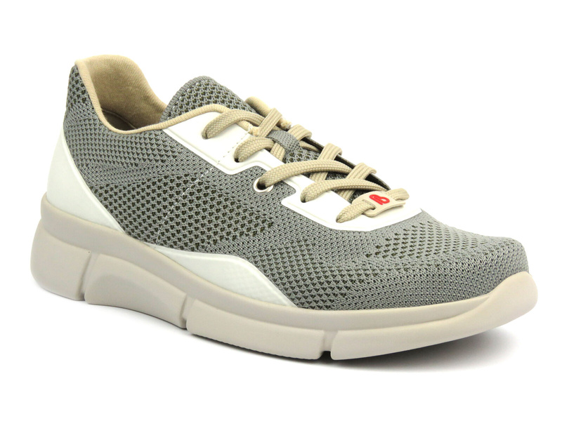 Wygodne półbuty, sneakersy damskie -  Berkemann Roxana 05124-566, szare