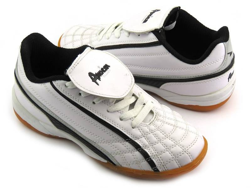 Buty dziecięce sportowe z kauczukową podeszwą - American Club AX1239, białe