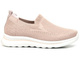 Materiałowe buty damskie sportowe - NEWS 22TX02-4815, różowe