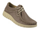 Półbuty damskie z naturalnej skóry Helios Komfort 629S, khaki