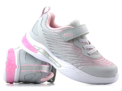 Sneakersy, buty sportowe dla dziewczynki - AMERICAN CLUB ES 132/23, szare