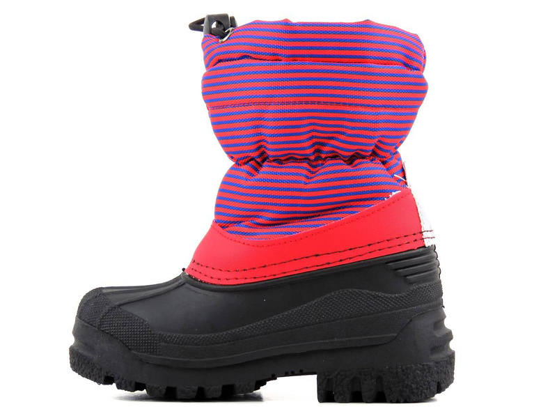 Śniegowce dziecięce z kożuszkiem - LEE COOPER LCJ-21-44-0528K, czerwone