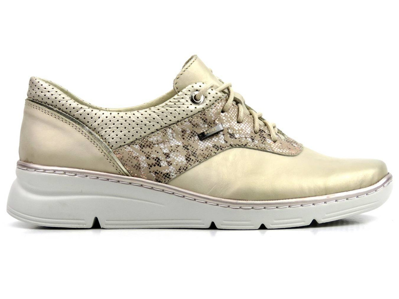 Półbuty damskie, sneakersy polskiej produkcji - HELIOS Komfort 396, złote