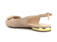 Eleganckie sandały damskie z noskiem w szpic - Conhpol Bis B-4544, beżowe