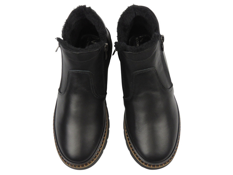 Botki damskie Nika Komfort 0452-646, czarne